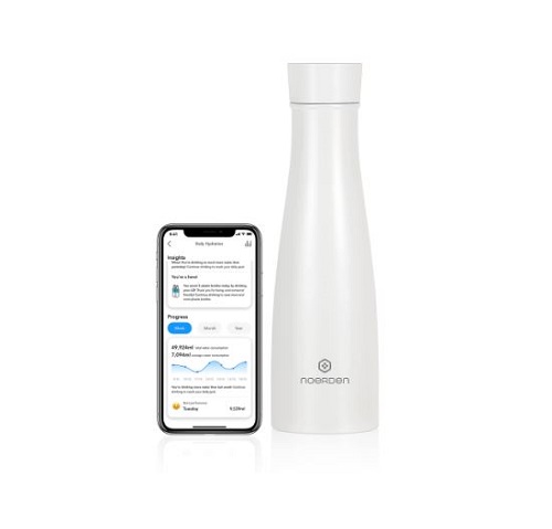 Free Shipping! Noerden LIZ Smart Water Bottle 16 oz UV Self